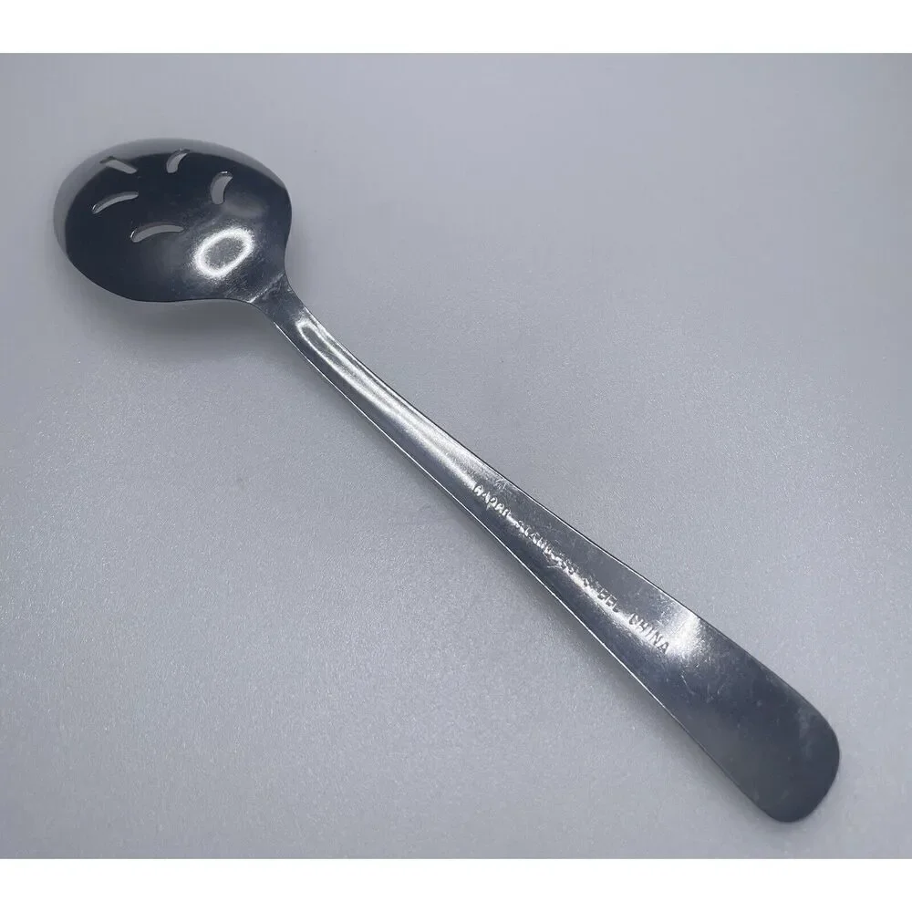 Vintage MCM Capco Stainless Slotted Serving Spoon‎ 8